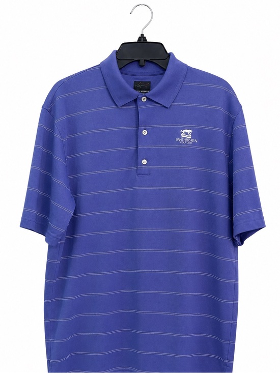 Greg Norman Collection Other - Greg Norman Play Dry Golf Polo Mens Large Panthers Run Golf Links Purple